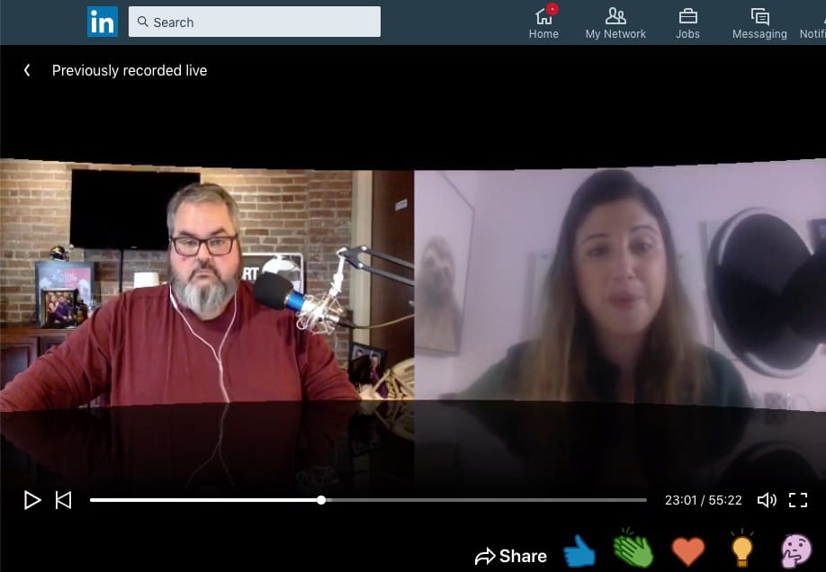 Jason Falls interviewing Sarah Weise