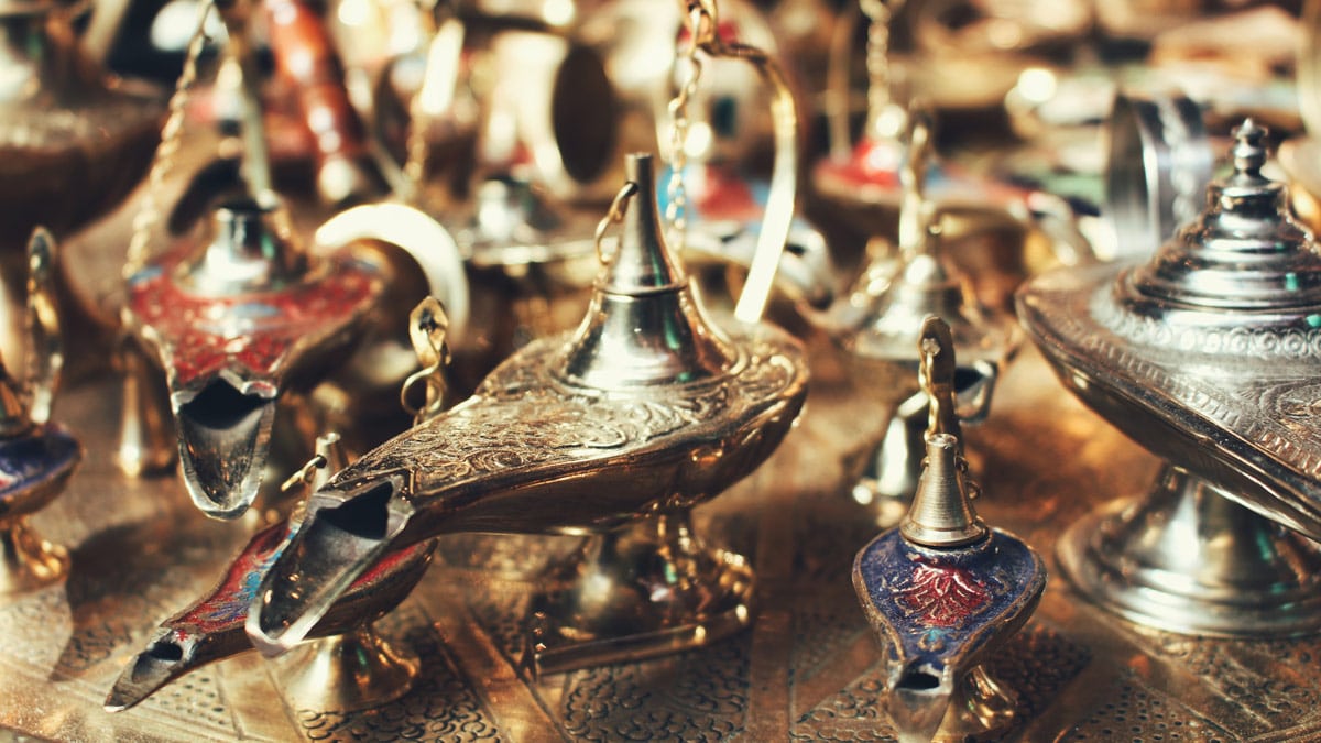 Genie lamps by Louis Hansel