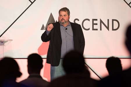 Marketing keynote speaker Jason Falls at Ascend in Philadelphia