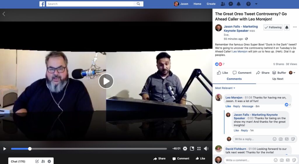 Real-time Brand Social Media