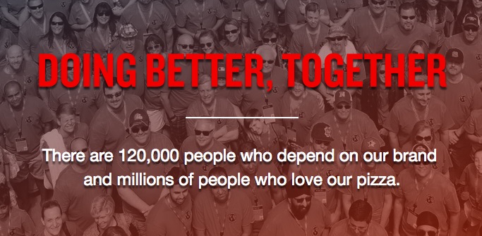 Papa John's Better Together Header