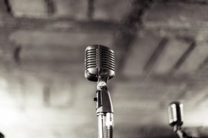 Influencers Broadcast like Microphone Announcers