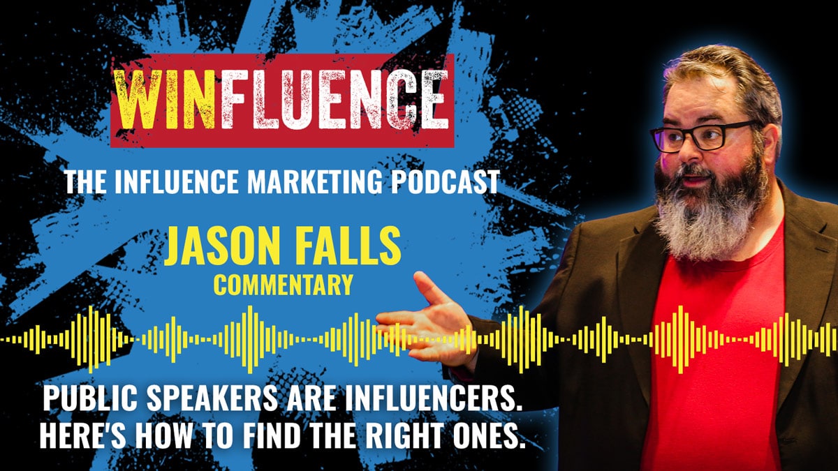 Public Speakers are influencers
