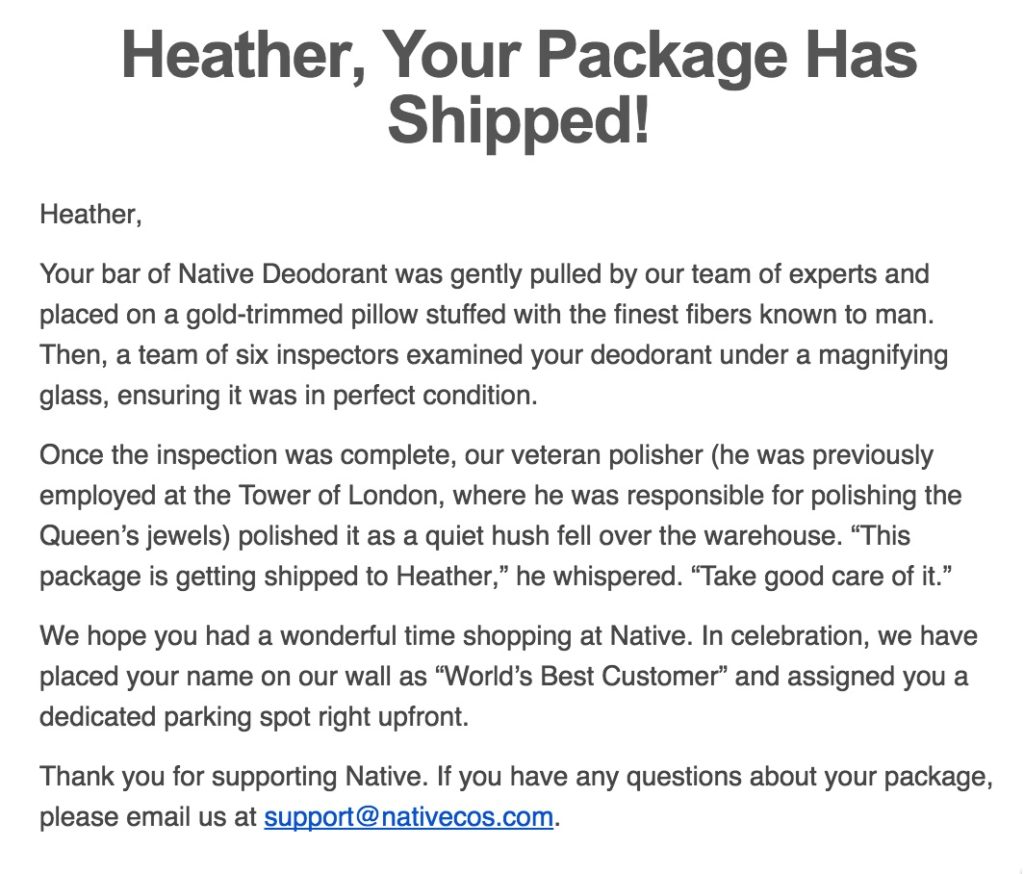 Humanizing Marketing Automation - Example