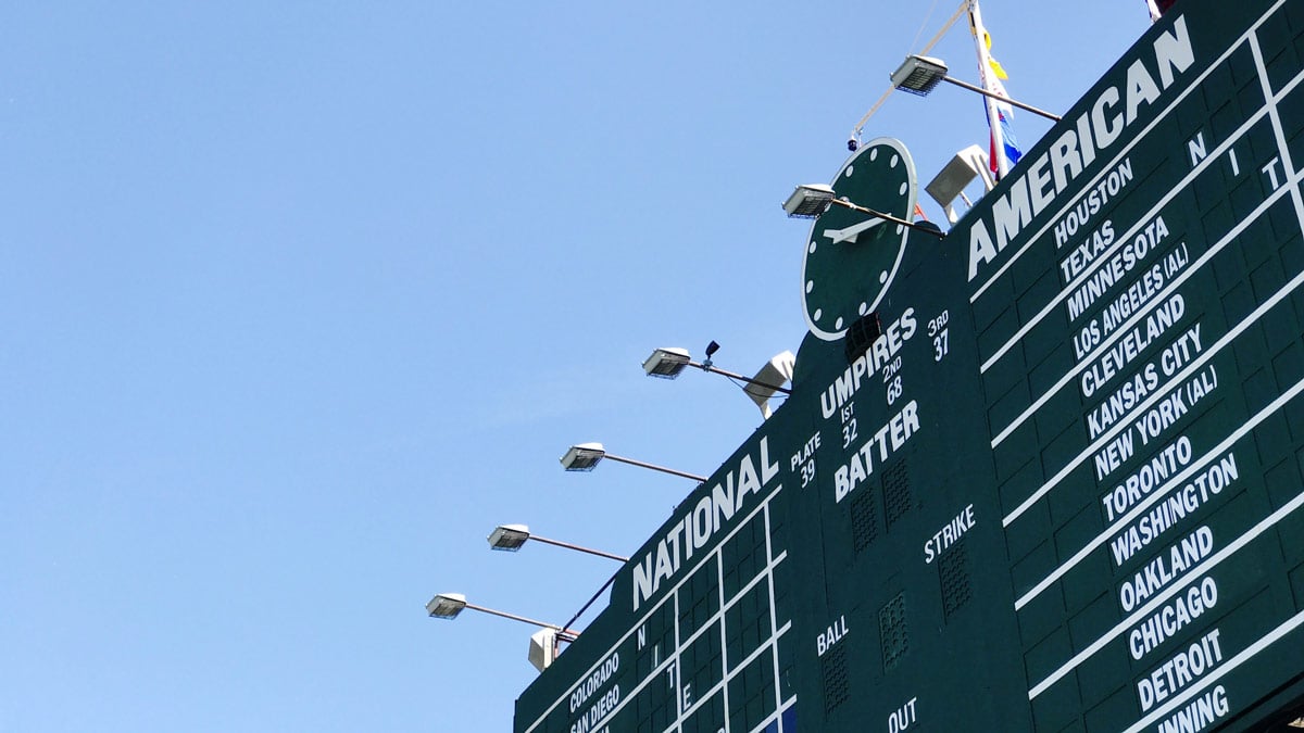 The scoreboard